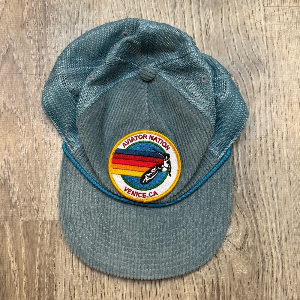 Aviator Nation Vintage Corduroy Mesh Trucker Hat - Picture 3 of 7